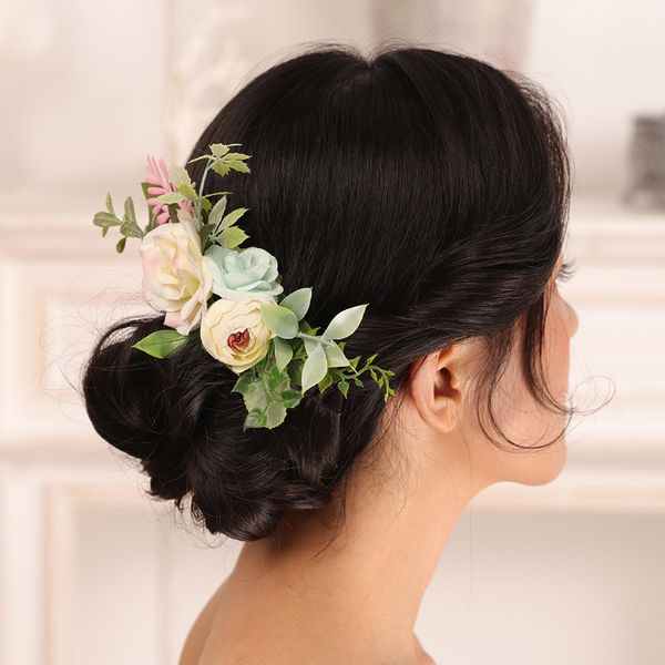 Wedding Flower Hair Comb Romantic White Blue Headwear Women Headpieces Bridal Hair Accessories Grils Ornaments
Wedding Flower Hair Comb Romantic White Blue Headwear Women Headpieces Bridal Hair Accessories Grils Ornaments