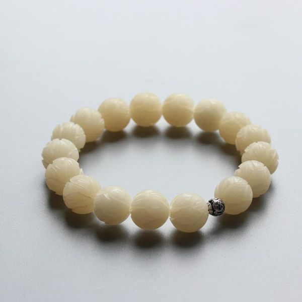 beaded, strands white bodhi seed carved lotus flower beads stretch bracelet for women unique wood crafts beaded jewelry artisan handmade gif, Black
beaded, strands white bodhi seed carved lotus flower beads stretch bracelet for women unique wood crafts beaded jewelry artisan handmade gif, Black