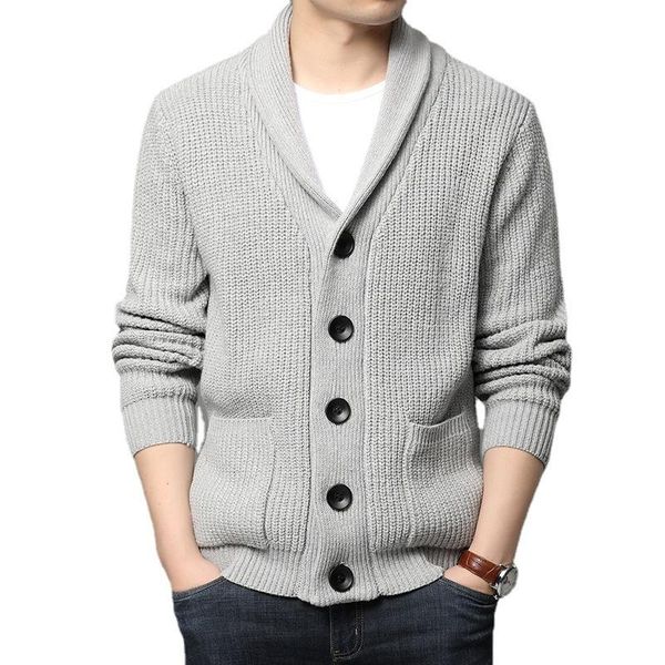 men's sweaters 2021 long sleeve cardigan sweet youth single-breasted lapel sweater, White;black
men's sweaters 2021 long sleeve cardigan sweet youth single-breasted lapel sweater, White;black