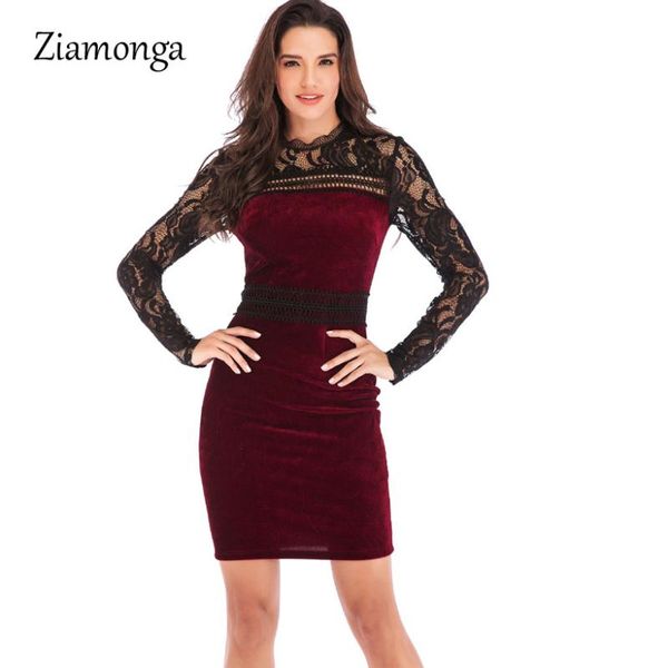 casual dresses ziamonga long sleeve lace patchwork bandage dress women knee length midi pencil bodycon club party velvet, Black;gray
casual dresses ziamonga long sleeve lace patchwork bandage dress women knee length midi pencil bodycon club party velvet, Black;gray