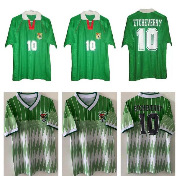 bolivia 1993 1994 1995 version retro sport club do retro soccer jersey classic #10 etcheverry home green 94 manches courtes cru vintage foot, Black;yellow
bolivia 1993 1994 1995 version retro sport club do retro soccer jersey classic #10 etcheverry home green 94 manches courtes cru vintage foot, Black;yellow