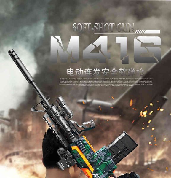 659823m416 hand self-contained soft bullet toy boy eating chicken crystal electric continuous hair safety m4 assault gun
659823m416 hand self-contained soft bullet toy boy eating chicken crystal electric continuous hair safety m4 assault gun