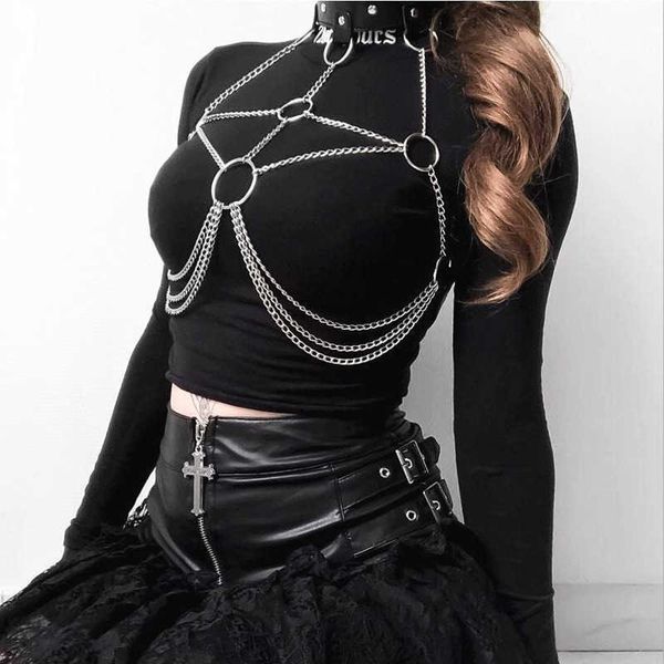colemje chain bra goth punk rock leather belt chain club festival fashion jewelry outifit party accessoriess for women p0811, Silver
colemje chain bra goth punk rock leather belt chain club festival fashion jewelry outifit party accessoriess for women p0811, Silver