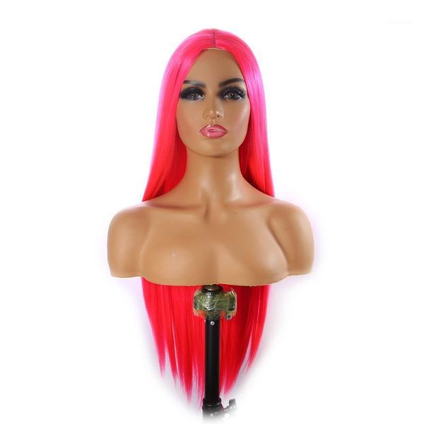 m&h pink color synthetic hair wigs long straight daily use halloween cosplay part heat resistant fiber for black women1
m&h pink color synthetic hair wigs long straight daily use halloween cosplay part heat resistant fiber for black women1