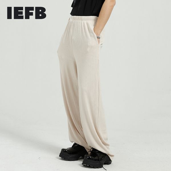 iefb men's wear spring fashion lightweight straight pants simple elastic waist loose man's casual sports pants 9y5688 210524, Black
iefb men's wear spring fashion lightweight straight pants simple elastic waist loose man's casual sports pants 9y5688 210524, Black