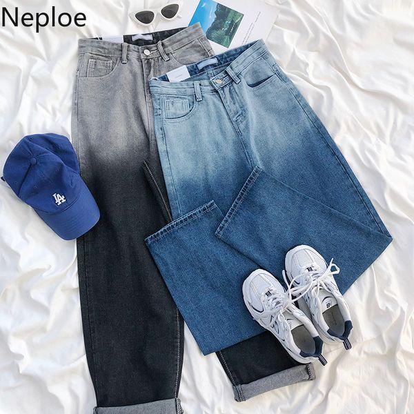 naploe korean autumn winter harajuku daniel jeans vintage streetwear gradient wide leg pants loose straight high waist trousers 210422, Blue
naploe korean autumn winter harajuku daniel jeans vintage streetwear gradient wide leg pants loose straight high waist trousers 210422, Blue