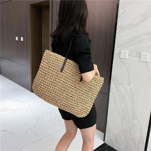 beach vacation straw woven shoulder bag large capacity tote bags rattan handbag for women
beach vacation straw woven shoulder bag large capacity tote bags rattan handbag for women