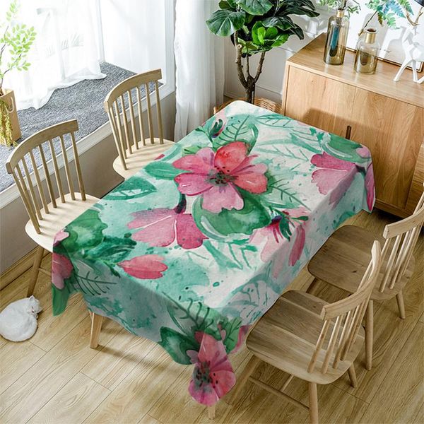 table cloth customizable tablecloth tropical rainforest plant flower pattern dustproof washable cotton rectangular home textile
table cloth customizable tablecloth tropical rainforest plant flower pattern dustproof washable cotton rectangular home textile