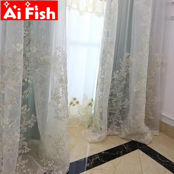 europe exquisite luxury embroidery tulle curtains for living room romantic gold thread embroider white voile sheer m201-5 curtain & drapes
europe exquisite luxury embroidery tulle curtains for living room romantic gold thread embroider white voile sheer m201-5 curtain & drapes
