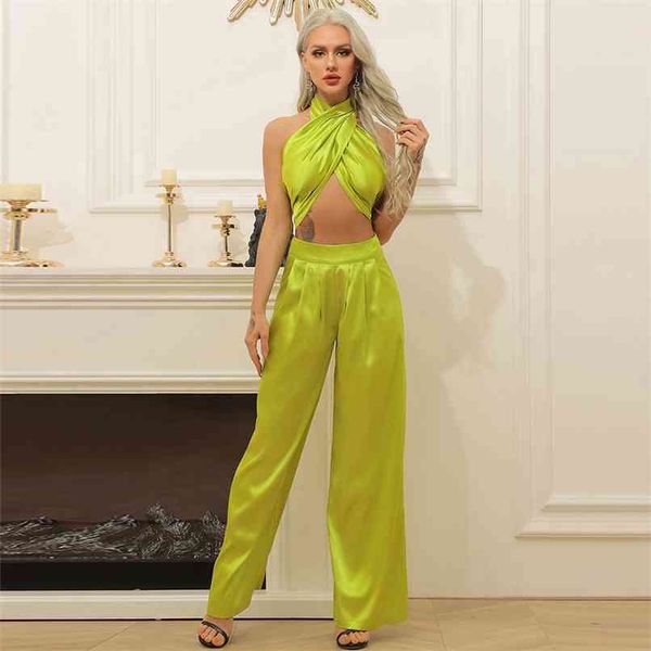 summer women halter hollow out club jumpsuits sleeveless &full pants party casual wear rompers 210507, Black;white
summer women halter hollow out club jumpsuits sleeveless &full pants party casual wear rompers 210507, Black;white