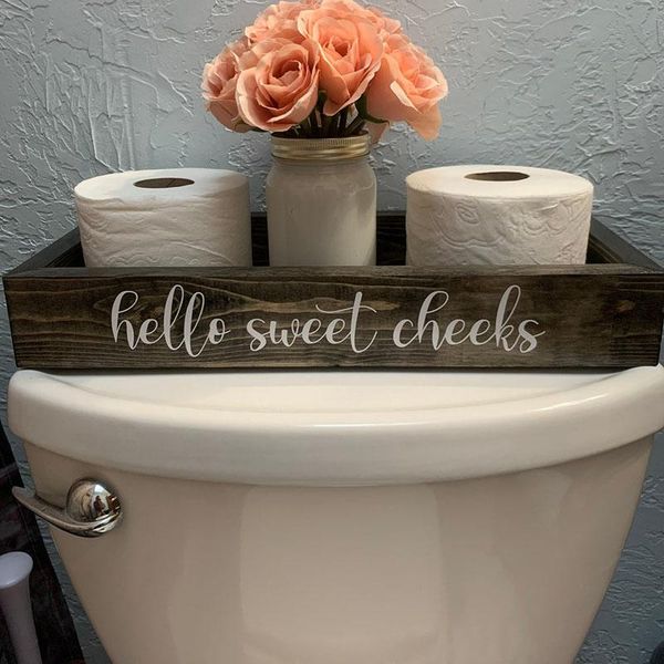 wall stickers hello sweet cheeks toilet paper tank tray caddy box sticker decal bathroom shower room decor
wall stickers hello sweet cheeks toilet paper tank tray caddy box sticker decal bathroom shower room decor