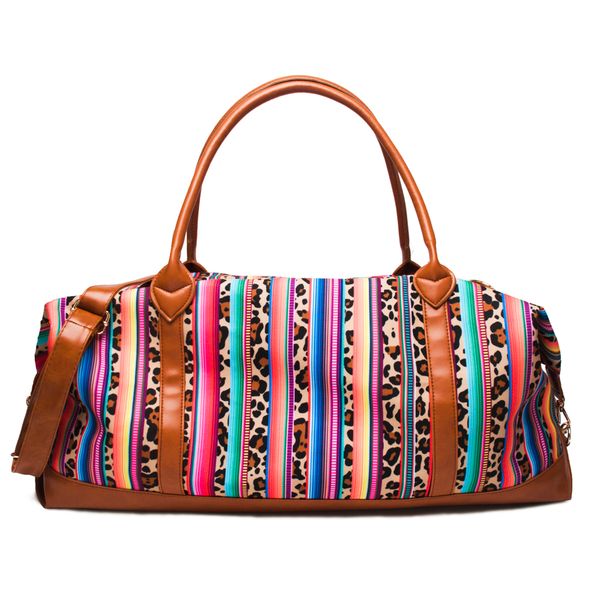 brand fashion serape leopard travel bag wholesale blanks stripe leopard duffle bag large capacity overnight weekend purse
brand fashion serape leopard travel bag wholesale blanks stripe leopard duffle bag large capacity overnight weekend purse