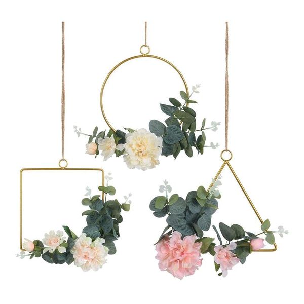 decorative flowers & wreaths floral hoop wreath set of 3 artificial peony flower and eucalyptus vine for wedding party backdrop decor
decorative flowers & wreaths floral hoop wreath set of 3 artificial peony flower and eucalyptus vine for wedding party backdrop decor