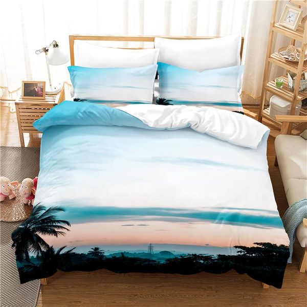 bedding sets beach set duvet cover 3d digital printing bed linen  size fashion design 
bedding sets beach set duvet cover 3d digital printing bed linen  size fashion design