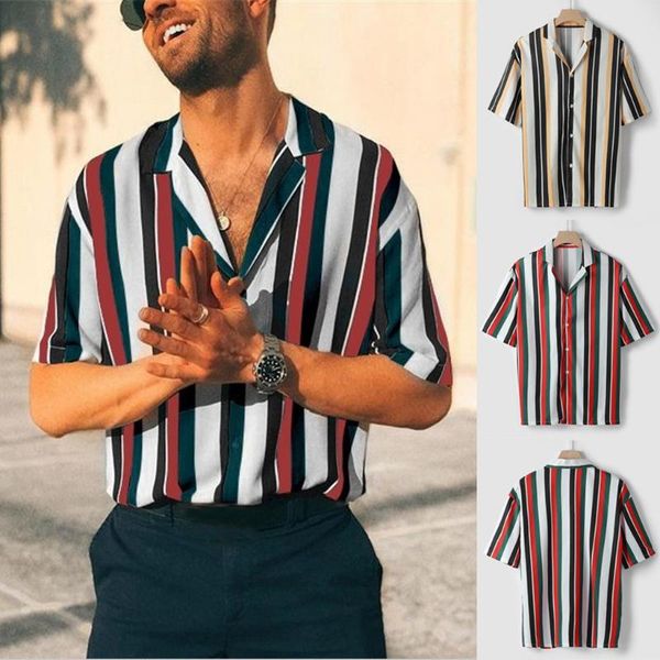 men's casual shirts man stylish button blouse summer masculina striped men short sleeve turn-down collar shirt 2xl ropa hombre, White;black
men's casual shirts man stylish button blouse summer masculina striped men short sleeve turn-down collar shirt 2xl ropa hombre, White;black