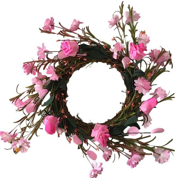 decorative flowers & wreaths artificial rose wreath faux floral for valentine's day front door indoor wall home wedding decor pink flow
decorative flowers & wreaths artificial rose wreath faux floral for valentine's day front door indoor wall home wedding decor pink flow
