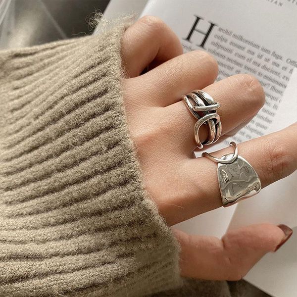 cluster rings fashion width surface knot winding thai silver colour ring 925 open finger for women jewelry gifts, Golden;silver
cluster rings fashion width surface knot winding thai silver colour ring 925 open finger for women jewelry gifts, Golden;silver