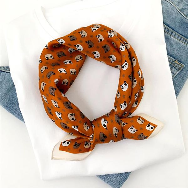 100% pure silk scarf square neck panda print hairband small foulard female bandana women neckerchief 53x53cm 2021 scarves, Blue;gray
100% pure silk scarf square neck panda print hairband small foulard female bandana women neckerchief 53x53cm 2021 scarves, Blue;gray