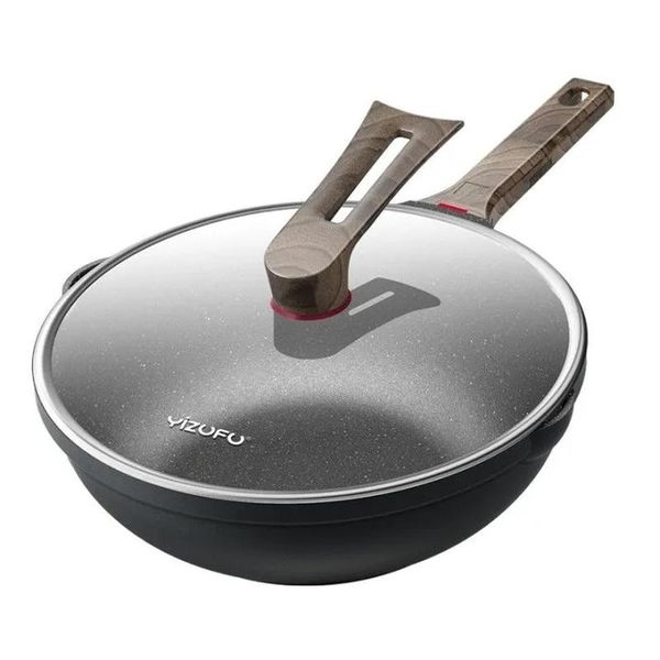 pans maifan stone non-stick cooking pan household uncoated frying induction cooker gas universal pots and set wok 
pans maifan stone non-stick cooking pan household uncoated frying induction cooker gas universal pots and set wok