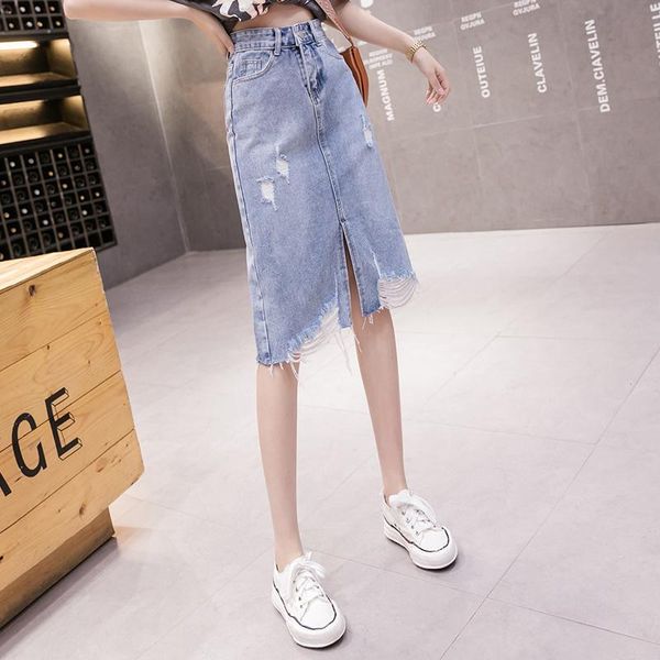 skirts summer 2021 denim skirt women's high waist medium length a word early spring and autumn small thin, Black
skirts summer 2021 denim skirt women's high waist medium length a word early spring and autumn small thin, Black