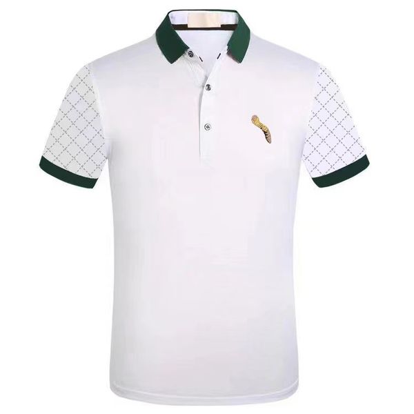 mens esigner polo t shirts men summer short sleeve streetwear bee lettert-shirt turn down collar casual polos shirts, White;black
mens esigner polo t shirts men summer short sleeve streetwear bee lettert-shirt turn down collar casual polos shirts, White;black