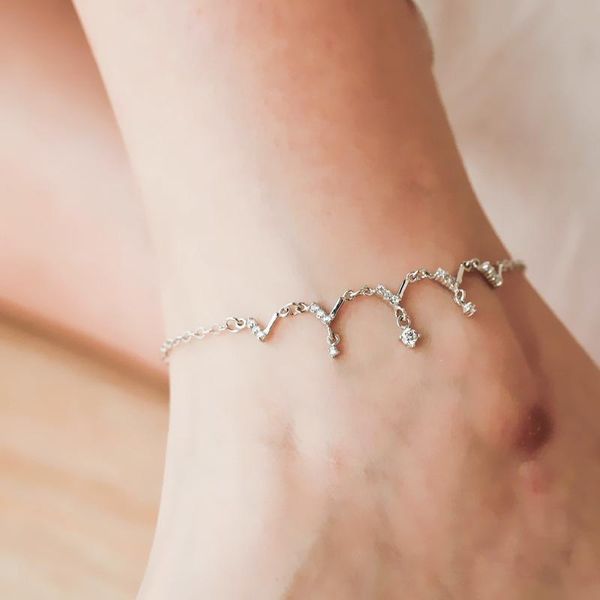 anklets sa silverage classic authentic 925 sterling silver fine jewelry cz bending for women gift, Red;blue
anklets sa silverage classic authentic 925 sterling silver fine jewelry cz bending for women gift, Red;blue