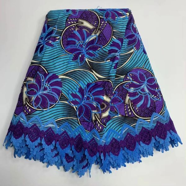 6 yards/lot wonderful multi color cotton fabric printed wax pattern and african water soluble lace for dressing lg25, Black;white
6 yards/lot wonderful multi color cotton fabric printed wax pattern and african water soluble lace for dressing lg25, Black;white
