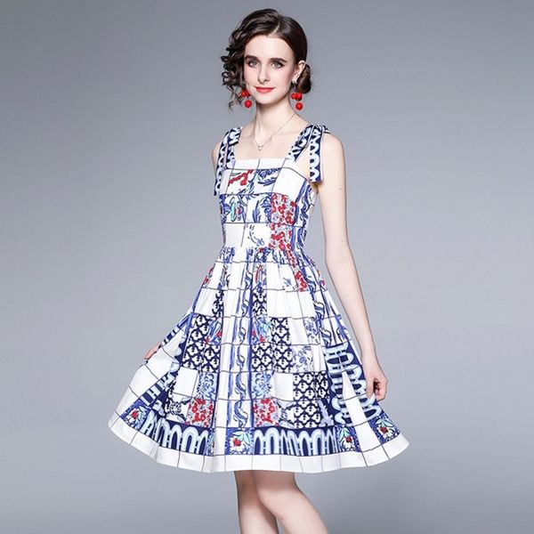 summer womens spaghetti strap backless high waist flower print blue color pleated dress boho beach 210531, Black;gray
summer womens spaghetti strap backless high waist flower print blue color pleated dress boho beach 210531, Black;gray