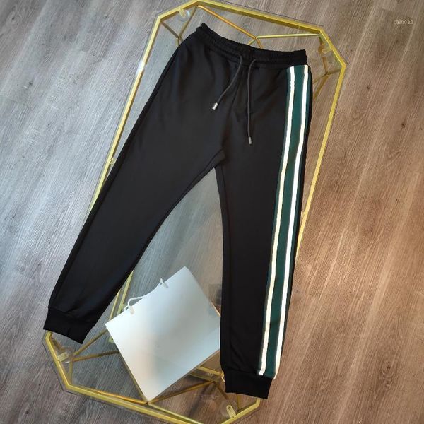 men's pants 2021 autumn trousers outdoor cotton jogging webbing stitching craftsmanship casual style couple guard, Black
men's pants 2021 autumn trousers outdoor cotton jogging webbing stitching craftsmanship casual style couple guard, Black