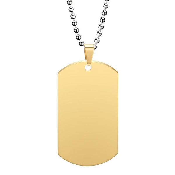 pendant necklaces modyle engraved stainless steel men necklace dog tags army nameplate, Silver
pendant necklaces modyle engraved stainless steel men necklace dog tags army nameplate, Silver