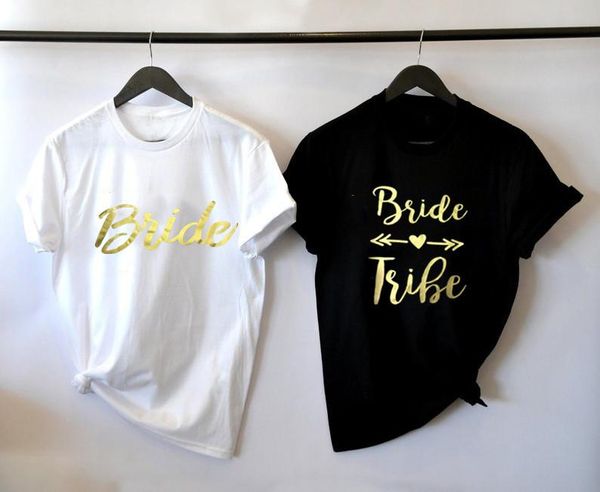 bride tribe feamale shirts fashion bachelorette party tshirt o neck tee clothing funny gold letter women short sleeve shirt women's t-s, White
bride tribe feamale shirts fashion bachelorette party tshirt o neck tee clothing funny gold letter women short sleeve shirt women's t-s, White