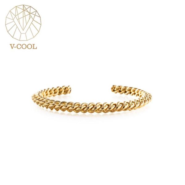 tide brand retro twist twist bracelet hip hop men and women open couple titanium steel bracelet wholesale, Black
tide brand retro twist twist bracelet hip hop men and women open couple titanium steel bracelet wholesale, Black