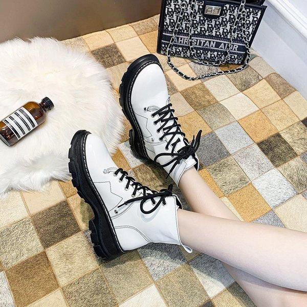lazyseal chunky sole white ankle boots for women shoes martens female lace up shoes womens boot ladies footwear, Black
lazyseal chunky sole white ankle boots for women shoes martens female lace up shoes womens boot ladies footwear, Black