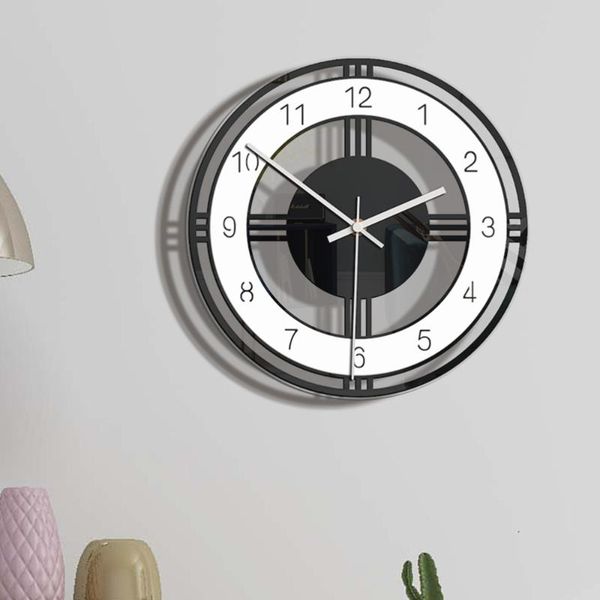 wall clocks round acrylic clock disc stylish household bedroom hanging bar decor without battery (black)
wall clocks round acrylic clock disc stylish household bedroom hanging bar decor without battery (black)