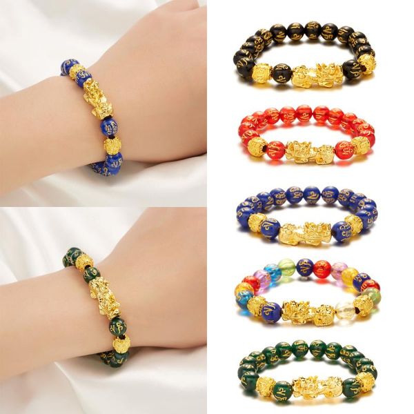 beaded, strands buddhism feng shui imitation obsidian stone beads bracelet for men women wristband pixiu wealth lucky bracelets birthday jew, Black
beaded, strands buddhism feng shui imitation obsidian stone beads bracelet for men women wristband pixiu wealth lucky bracelets birthday jew, Black
