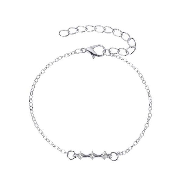 link, chain simple geometric square mini zircon bracelet female women charm gold silver color chains bracelets jewelry pulseras gift, Black
link, chain simple geometric square mini zircon bracelet female women charm gold silver color chains bracelets jewelry pulseras gift, Black