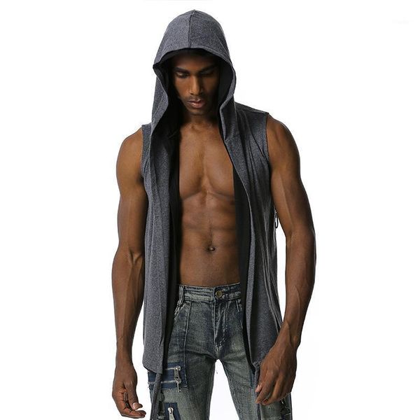 men's sweaters sleeveless hooded cardigan men solid color coat vest jacket zipper hip hop, White;black
men's sweaters sleeveless hooded cardigan men solid color coat vest jacket zipper hip hop, White;black