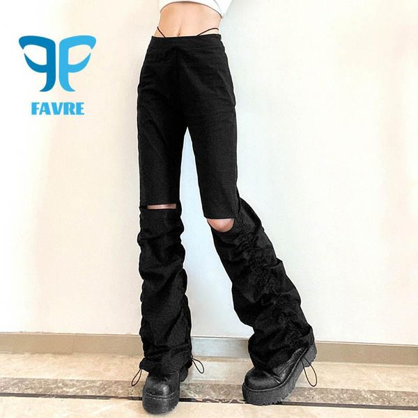 women's pants & capris favre women baggy summer design sense fold drawstring hollow black straight womens high waist slim loose trouser, Black;white
women's pants & capris favre women baggy summer design sense fold drawstring hollow black straight womens high waist slim loose trouser, Black;white