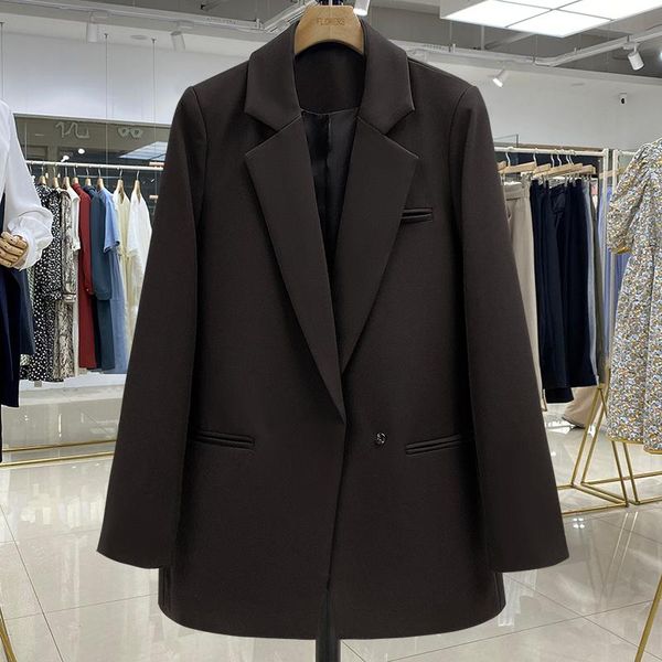 women's suits & blazers superaen design suit female 2021 spring autumn solid all match fashion simple office lady full blazer women, White;black
women's suits & blazers superaen design suit female 2021 spring autumn solid all match fashion simple office lady full blazer women, White;black