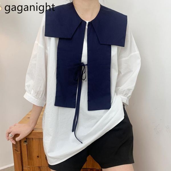 gaganight elegant women solid blouse long sleeve shirt office lady chic japan style blusa spring autumn 2021 with shawl women's blouses, White
gaganight elegant women solid blouse long sleeve shirt office lady chic japan style blusa spring autumn 2021 with shawl women's blouses, White