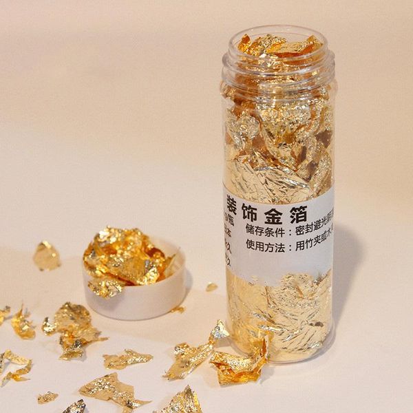 other event & party supplies 2g/bottle edible grade genuine gold leaf schabin flakes cake decoration diy chocolate decor for happy birthday
other event & party supplies 2g/bottle edible grade genuine gold leaf schabin flakes cake decoration diy chocolate decor for happy birthday