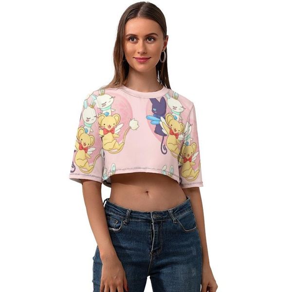 women's t-shirt kero crop t shirt printed ladies simple street style short sleeve o neck polyester tshirt, White
women's t-shirt kero crop t shirt printed ladies simple street style short sleeve o neck polyester tshirt, White