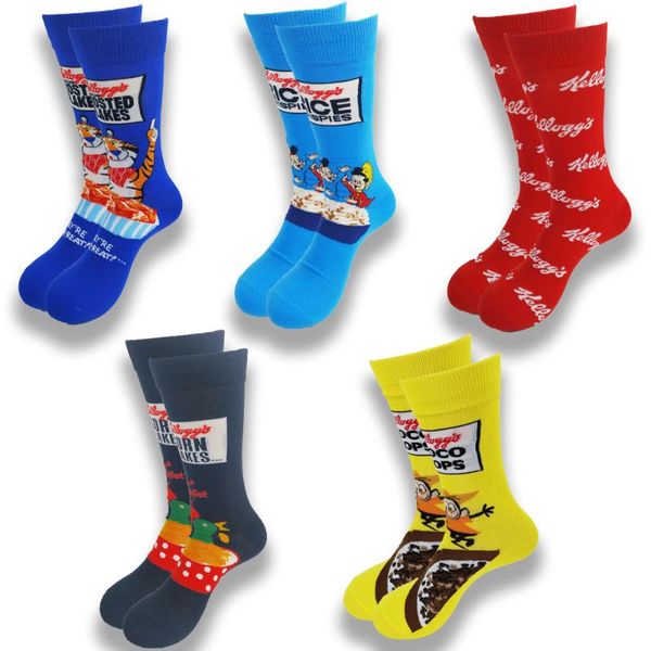 men's socks animal cartoon letter cotton soft and comfortable skateboard middle tube street wind fashion gifts, Black
men's socks animal cartoon letter cotton soft and comfortable skateboard middle tube street wind fashion gifts, Black