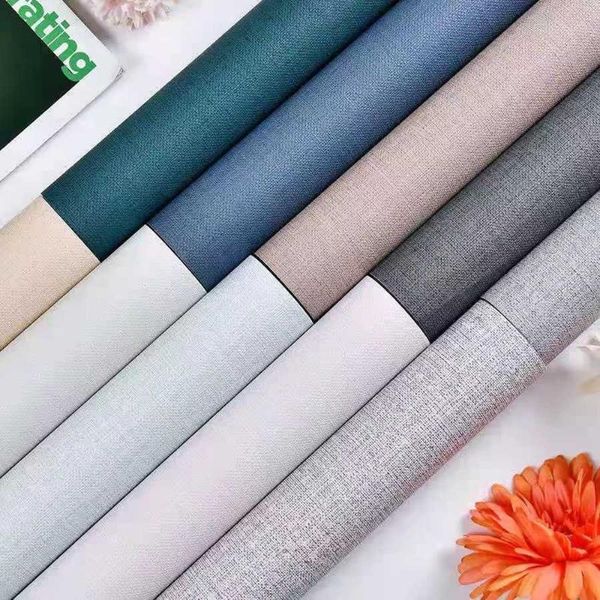 wallpapers 60cm width pvc waterproof self adhesive wallpaper solid color linen embossing for living room bedroom home decor contact paper
wallpapers 60cm width pvc waterproof self adhesive wallpaper solid color linen embossing for living room bedroom home decor contact paper