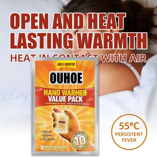 party favor 10/40pcs disposable hand warmer patch lasting heat keep body warm stick self-heating cold-proof warming abdomen
party favor 10/40pcs disposable hand warmer patch lasting heat keep body warm stick self-heating cold-proof warming abdomen