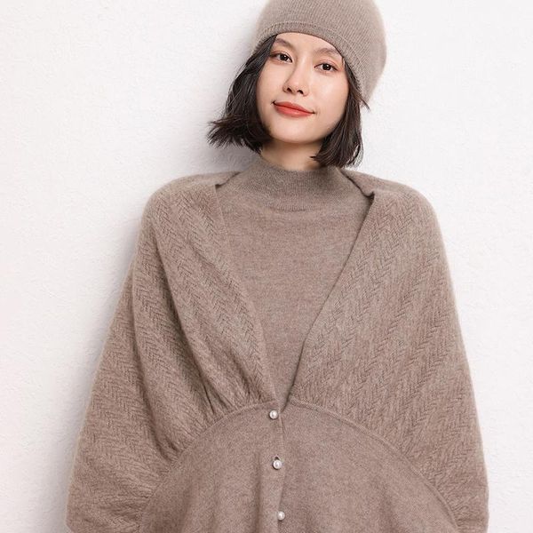 scarves longming women knitted shawl 100%cashmere solid winter warm shoulder korean knotted scarf wool luxury, Blue;gray
scarves longming women knitted shawl 100%cashmere solid winter warm shoulder korean knotted scarf wool luxury, Blue;gray