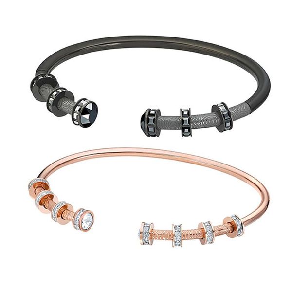 bangle fashion jewelry 2021 black and rose gold plated wristband spiral adjustable open cuff women men bracelet couple
bangle fashion jewelry 2021 black and rose gold plated wristband spiral adjustable open cuff women men bracelet couple