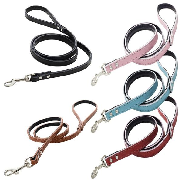 dog collars & leashes pet product durable leather leash puppy cat walking leads for small medium large dogs training harness
dog collars & leashes pet product durable leather leash puppy cat walking leads for small medium large dogs training harness
