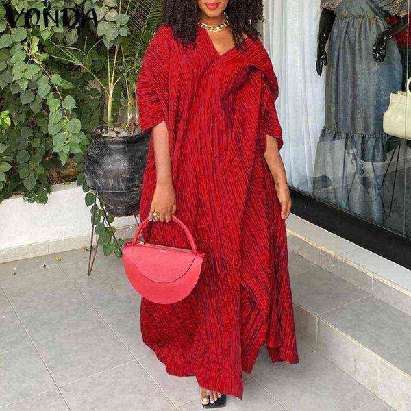 elegant maxi dress 2021 vonda women bohemian maxi dress ladies office dress beach sundress femme robes casual vestidos y220214, Black;gray
elegant maxi dress 2021 vonda women bohemian maxi dress ladies office dress beach sundress femme robes casual vestidos y220214, Black;gray