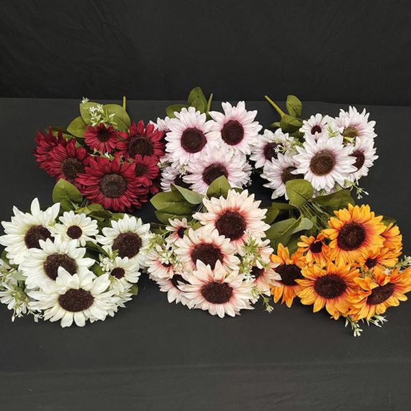 decorative flowers & wreaths simulation sunflower artificial flower large bunch fake bouquet green plant cactus garden home decoration
decorative flowers & wreaths simulation sunflower artificial flower large bunch fake bouquet green plant cactus garden home decoration